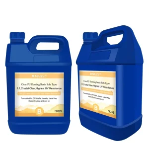 1:1 Clear Polyurethane AB Glue Cartridge Sticker Doming Resin Water & Yellow Resistant Environment Friendly