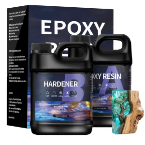 1:1 Fast Curing Highly Transparent Yellowing Resistant Quick-drying Self-defoaming Epoxy Resin AB Glue Crystal 500+500ml