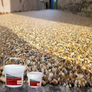 1 1 Solvent free UVR Highly Durable Two component Custom Polyurethane Resin Binder for Pool Paving Surrounds