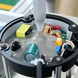1.5W MK Transparent Two Parts Silicone Potting Glue Electronics Potting Compounds High Temperature Resistant 200℃