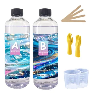 16OZ Epoxy Resin No Toxic Bubble Free Art Epoxy Resin for Jewelry and Craft