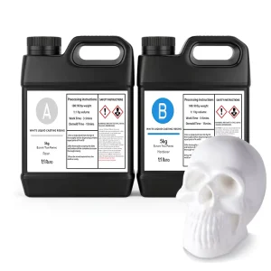 1A 1B Polyurethane Casting Resin 75D Fast Cure White PU Resin for Models Figurines and Art Sculptures