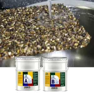 2 1 Epoxy Washed Stone Coating Two Part Epoxy Resin for Outdoor Bound Gravel Driveway Paving Pebble Stone