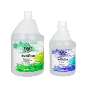 2:1 High-transparency Epoxy Resin AB Glue Is Suitable for Handicrafts, Jewelry, Phone Cases, and Ashtrays.