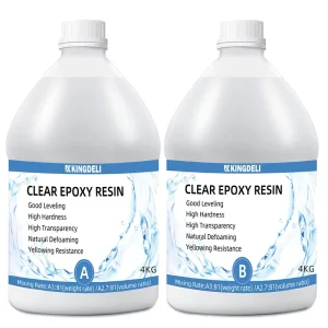 2加仑深浇注套件环氧树脂和硬化剂液体环氧桌面晶体环氧树脂