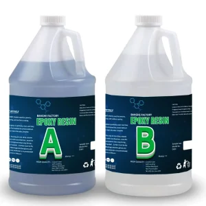 2 Gallon Kit Liquid Glass Resin Epoxy 1:1 a and B Epoxy Resin Crystal Clear for Art Crafts Jewelry Making