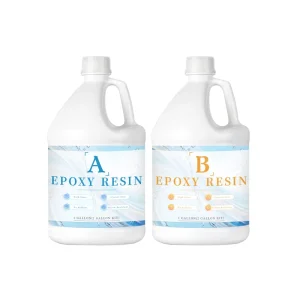 2 Gallon Kit OEM Custom Epoxy AB Glue Crystal Casting Resin 1:1 Ratio Handmade DIY Crafts White-label Service Gallon Packaging