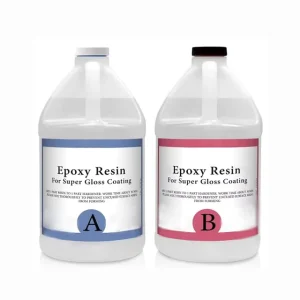 2 Gallons Kit Crystal clear Epoxy Resin and Hardener AB Epoxy Steel Glue Resin Epoxy Liquid