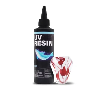 200g Adhesive UV Hard Resin UV Liquid Crystal Clear Glue Resin for Crafts
