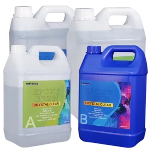 20KG 3:1 Resin Epoxy Liquid Transparent Deep Pour Crystal AB for Woodworking Packing Handicraft VOC Free UV Resistance