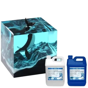 2103 Clear Casting Resin Epoxy Wood Table Top for DIY Woodworking and River Table Tops Transparent