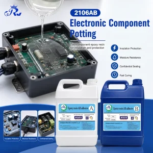 2106AB Clear Epoxy Resin Potting Compound for LED Modules Electronic Components