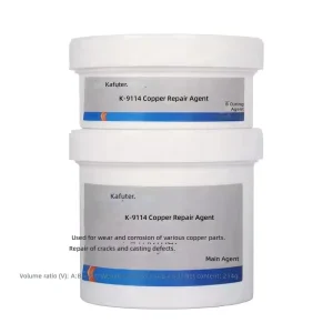 250g Two Parts K-9114 Copper Welding Paste Epoxy Putty Metal Repair Adhesive AB Glue for Repairing Filler Holes