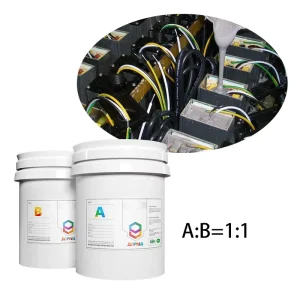 2K Thermal Conductive Polyurethane Epoxy Resins Potting Adhesive Glue for Transformer Electronic Stator Sensor Ignition Coil