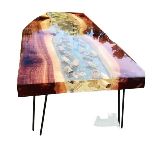 3 1 Clear Crystal Epoxy Resin AB Glue Deep Pour Liquid Sealant for Woodworking for River Table Construction Durable Pouring Tool