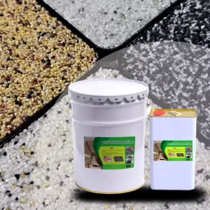 3 1 Fast Cure Anti Scratch PU Polyurethane Top Coat Low Hardness Aliphatic Resin for Permeable Paving UV Resistant