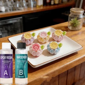 3 1 Soft Clear Epoxy Resin 24 48H Curing Flexible Gel Texture Ideal for Faked Food Miniature Accessories and Soft Jewelry