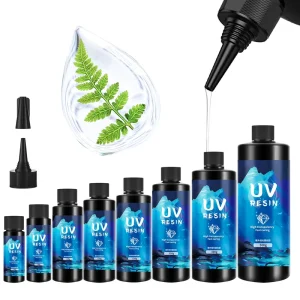 30g UV Resin Hard Fast Curing Eco friendly Transparent Epoxy Resin Silicone Sealant Construction Woodworking Jewelry