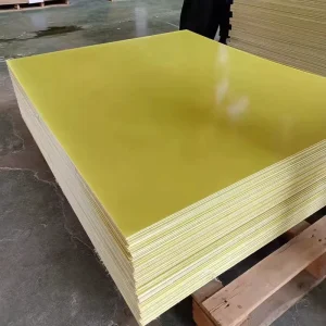 3240 High Temperature Resistant Epoxy Board for Lithium Battery Yellow Flame Retardant Fiberglass New Energy Insulation Element