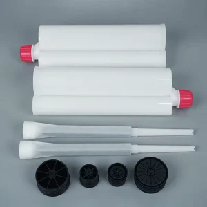 390ML 3 1 Epoxy Two Component Adhesive Cartridge Empty Double Barrel Plastic Adhesive Cartridge for Polyurethane Foam