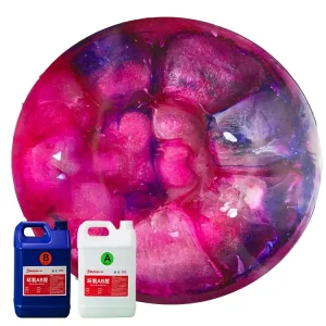 3D Painting Art Clear Epoxy Resin for Wood Tablet Bench Table Resin Liquid Glue Glass