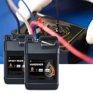5:1 Two-Component Electronic Epoxy Moisture-Resistant Insulation with Bright Black Finish Epoxy Resin