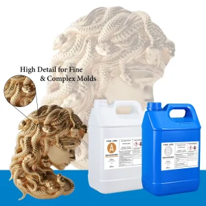 5L 1A2B Liquid Polyurethane Casting Resin Low Viscosity Brown + Transparent for Easy Pouring and Mixing Prototype Parts