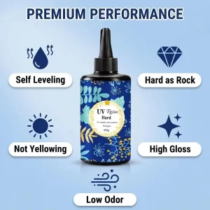 60g/bottle Epoxy UV Resin Bubbles Free Transparent DIY Art Jewelry Crafts Sealant Adhesives