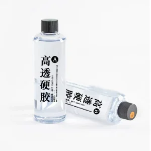 A 500ml +B 500ml Epoxy Resin AB Glue 1:1 Fast Curing Drop Glue High Gloss Crystal Clear for DIY Jewelry Crafts Hard Glue