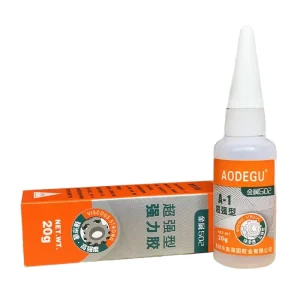 A1 20g Strong Quick Drying Adhesive for Metal PVC Low White