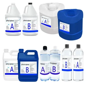 AB Glue Free Sample Epoxy Resin Crystal Adhesive for Woodworking & Coating River Table Furniture