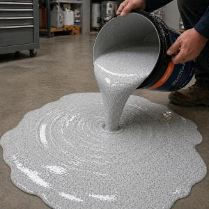 AL 8 42 Heavy Duty Self leveling Two Component Epoxy Resin Floor Coating for Interior Exterior Floors Customized Colors