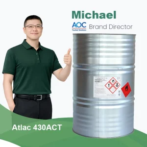 AOC Atlac 430 ACT Bisphenol a Epoxy Vinyl Ester Resin with Excellent Anti corrosion Performance