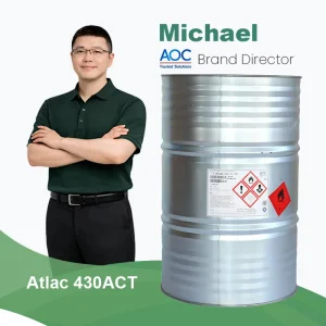 AOC Atlac 430 Epoxy Vinyl Ester Resin for FRP Pipes Hand Lay up and Spray Process Filament Winding Vinyl Resin