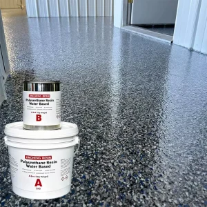 Abrasion Resistant Chemical Resistant Polyaspartic System Top Coat for Garage Floor Fast Curing High Gloss UV Resistant Finish