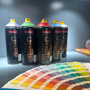 Acrylic Graffiti Spray Paint Low VOC Non Toxic Professional for Furniture and Indoor Outdoor Murals