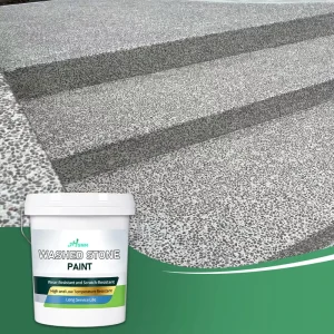 Acrylic Washed Stone Effect Exterior Paint for Wall and Floor Waterproof Marble Stone Brush Application Liquid Coating