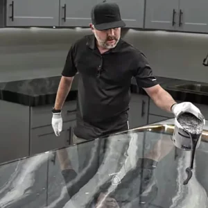 Adhesive 3D Floor Painting Coating Epoxy Resin Table Liquid Clear Two Part A B Component Floor Clear Epoxy Resin