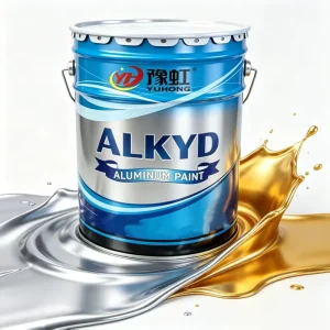 Alkyd Metallic Powder Paint with Good Construction Tough Film Fine Metallic Gloss Wide Resistance to Water Oil