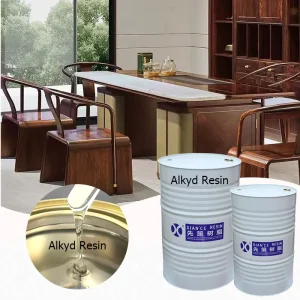 Alkyd Resin Self Drying Enamel Paint Soyabean Oil 99% Purity 200kg Drum XYL Solvent Easy Sanding