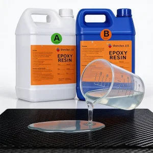 Anti Corrosion Wear Resistant High Adhesion Epoxy AB Resin Double Component Adhesive Room Temperature Curing Thermal Stability