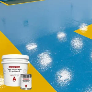 Anti Slip Self Leveling Waterborne PU Floor Paint Corrosion Resistant High Hardness Resin Coating Industrial