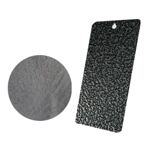 Antique Wrinkle Silver Black Pattern Powder Coating Paint for Fence Rack Equipments Tools Barrier Panel