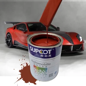 B16 2K Deep Purple Red Automotive Topcoat Repair Coating Acrylic Liquid Coating for Automotive Use Spray Application