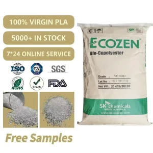 BPA Free Bio based PCTG Resin Pellets YF300 High Transparency Copolyester for Sport Water Bottles and Outdoor Gear