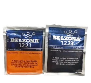 Belzona 1221 Super Metal Epoxy Putty High Strength Ceramic Steel Reinforced for Machinery Component Repair Rebuilding 5 Year