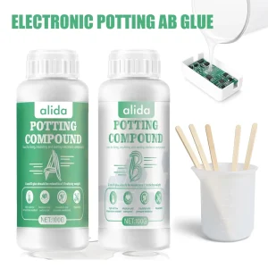 Black Liquid Electronic Potting Epoxy Sealant Excellent Adhesion for Electronics & Electrical Applications
