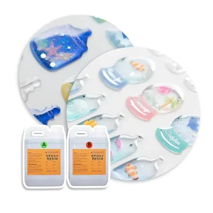 Bubble Free Anti Yellowing Liquid Crystal Clear UV Resistance Doming Resin