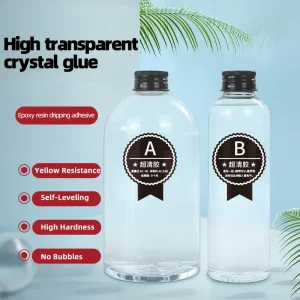Bubble Free Transparent Clear Epoxy Resin for Jewelry Crafts Souvenirs