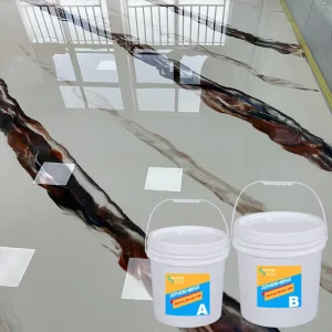 Bulk Resin Colored Sand Floor Epoxy Paint High Hard clear Crystal Epoxy Resin for Self Leveling 3d Floor Coating
